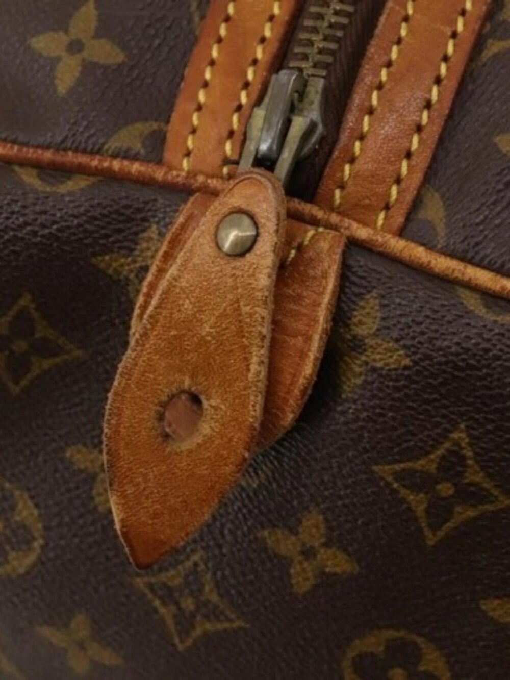 LOUIS VUITTON Monogram Sac Souple 55 Boston Bag M41622 LV Auth BAZ853 - Picture 10 of 16